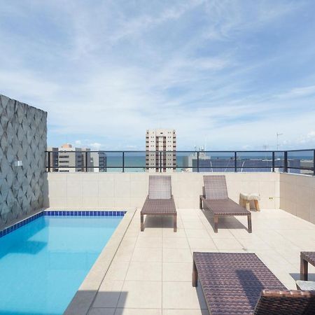 דירות Maceió Flat Quarto E Sala C/ Vista Mar Espetacular מראה חיצוני תמונה