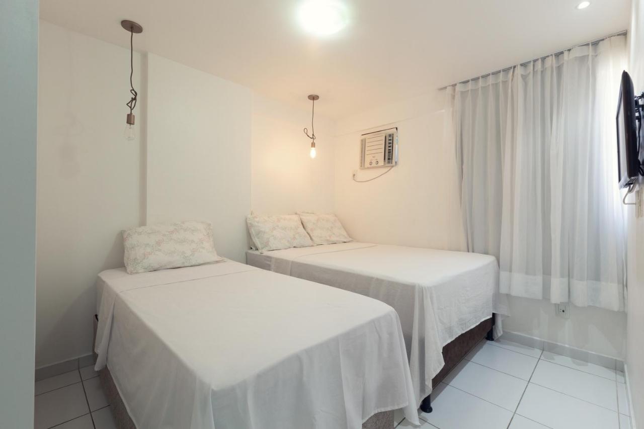 דירות Maceió Flat Quarto E Sala C/ Vista Mar Espetacular מראה חיצוני תמונה