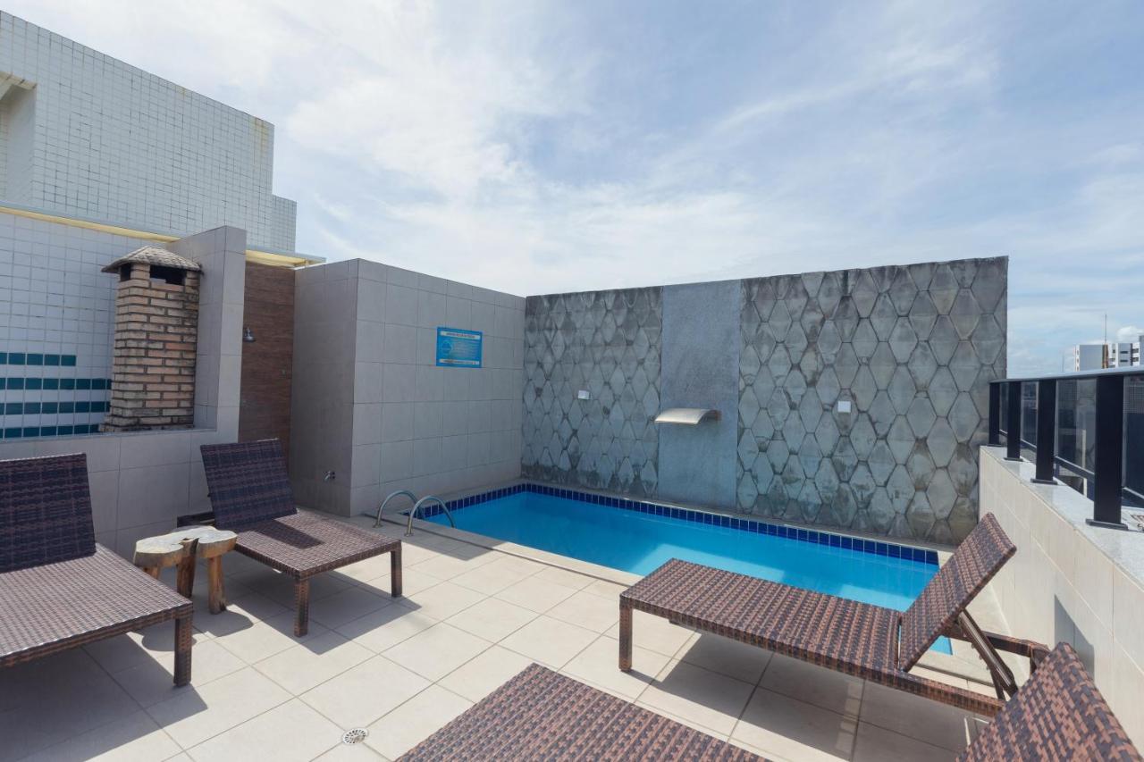 דירות Maceió Flat Quarto E Sala C/ Vista Mar Espetacular מראה חיצוני תמונה
