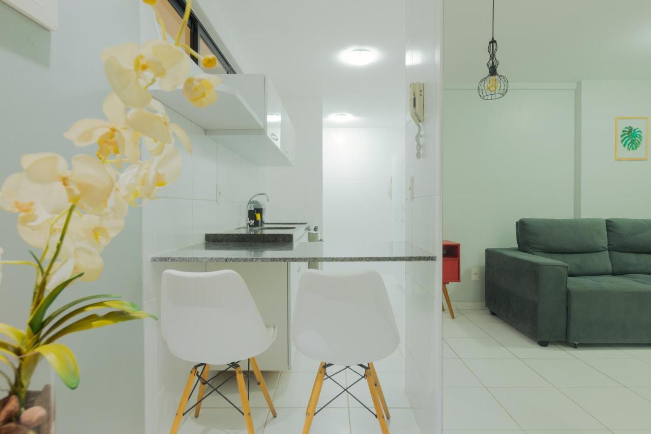 דירות Maceió Flat Quarto E Sala C/ Vista Mar Espetacular מראה חיצוני תמונה