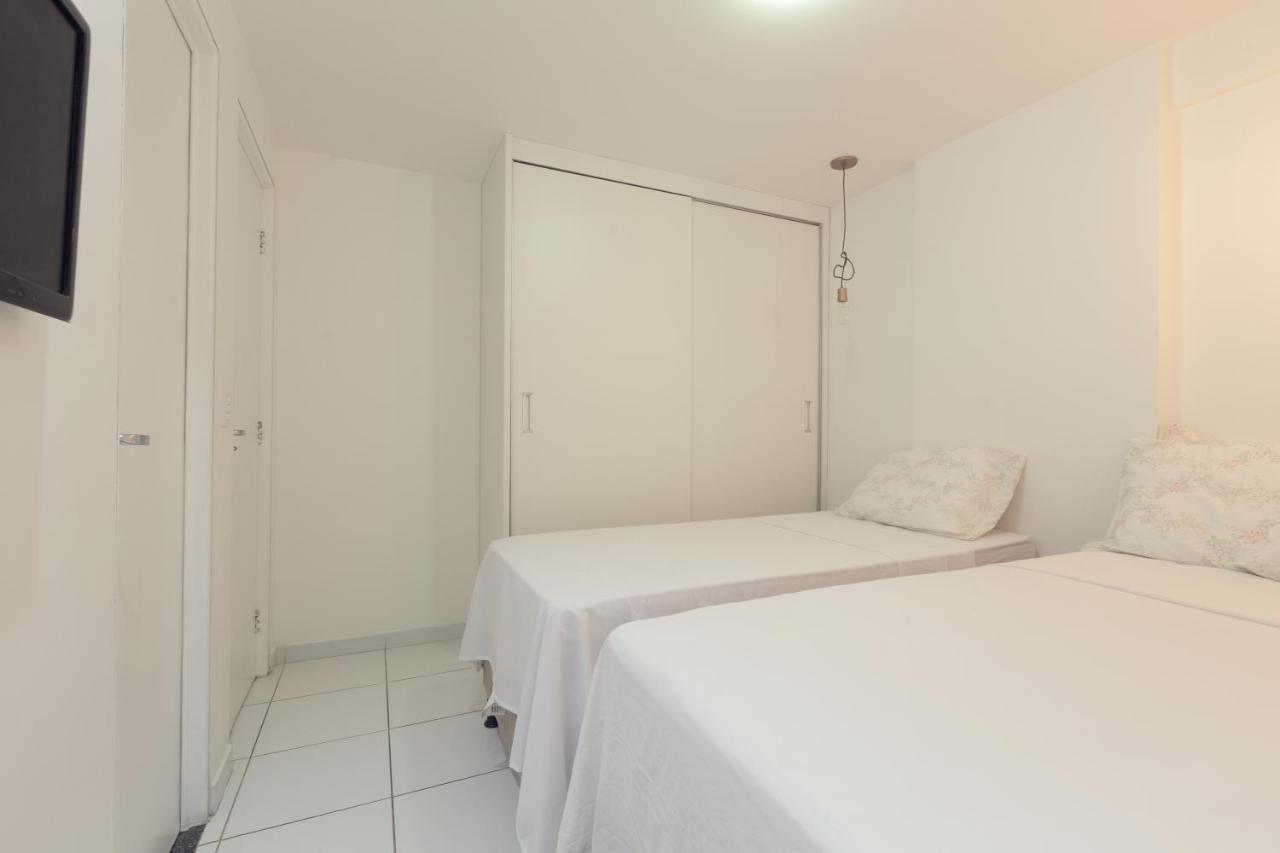דירות Maceió Flat Quarto E Sala C/ Vista Mar Espetacular מראה חיצוני תמונה